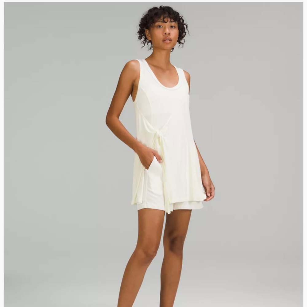 Lululemon NWT Modal Wrap Romper 4" size 8